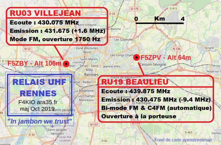 Relais UHF de RENNES | ASSOCIATION DES RADIOAMATEURS D'ILLE-ET-VILAINE